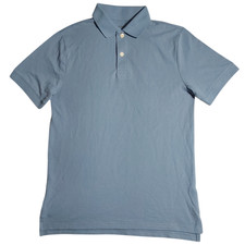 Goodfellow Co Men's Size S Blue Short Sleeve Collared Polo FREE S H NWT
