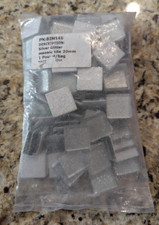 Mosaic Tiles for Crafts Silver Glitter 20 mm 1 lb BIM546 aprox 115 tiles