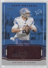 2019 Panini Chronicles Signature Series Red 48/99 Jeff Driskel #SS43 Auto n1u