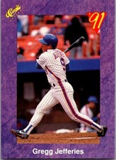 1991 Classic Collector's Edition - Purple Frame - Gregg Jeffries