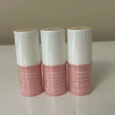 Lot (3) CoverGirl Clean Fresh Cooling Glow Stick - # 100 Pink Thrill