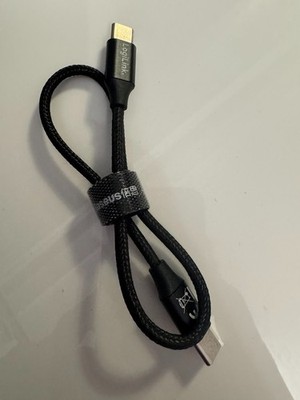 LogiLink Black Braided USB-C to USB-C Cable Fast Charging Power Delivery