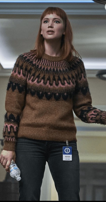 JENNIFER LAWERNCE - Don't Look Up - Movie Screen Worn Sweater W/COA