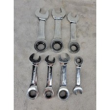 Gearwrench 7pc Metric Stubby Ratcheting Combination Wrench Set 10mm-18mm 9507d