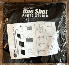 Merax One Shot Photo Studio Light Box With Two Lights Backgrounds New Open Pkg