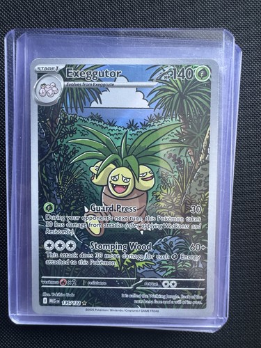 Exeggutor Holo Pokemon Card 135/132 ME01 Mega Evolution Series