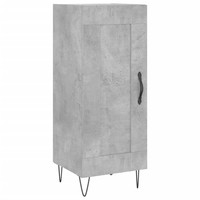 Sideboard Betongrau 34,5X34X90 Cm Spanplatte