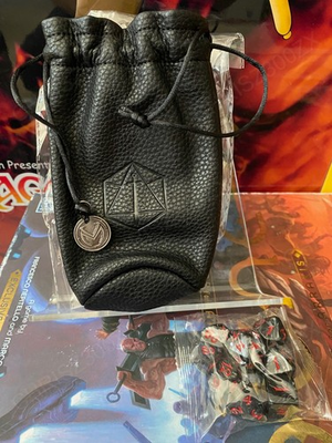 #ad Vox Machina VAX#x27;ILDAN Dice Set 7 Die Hard d20 Critical Role PU Leather Bag $109.99
