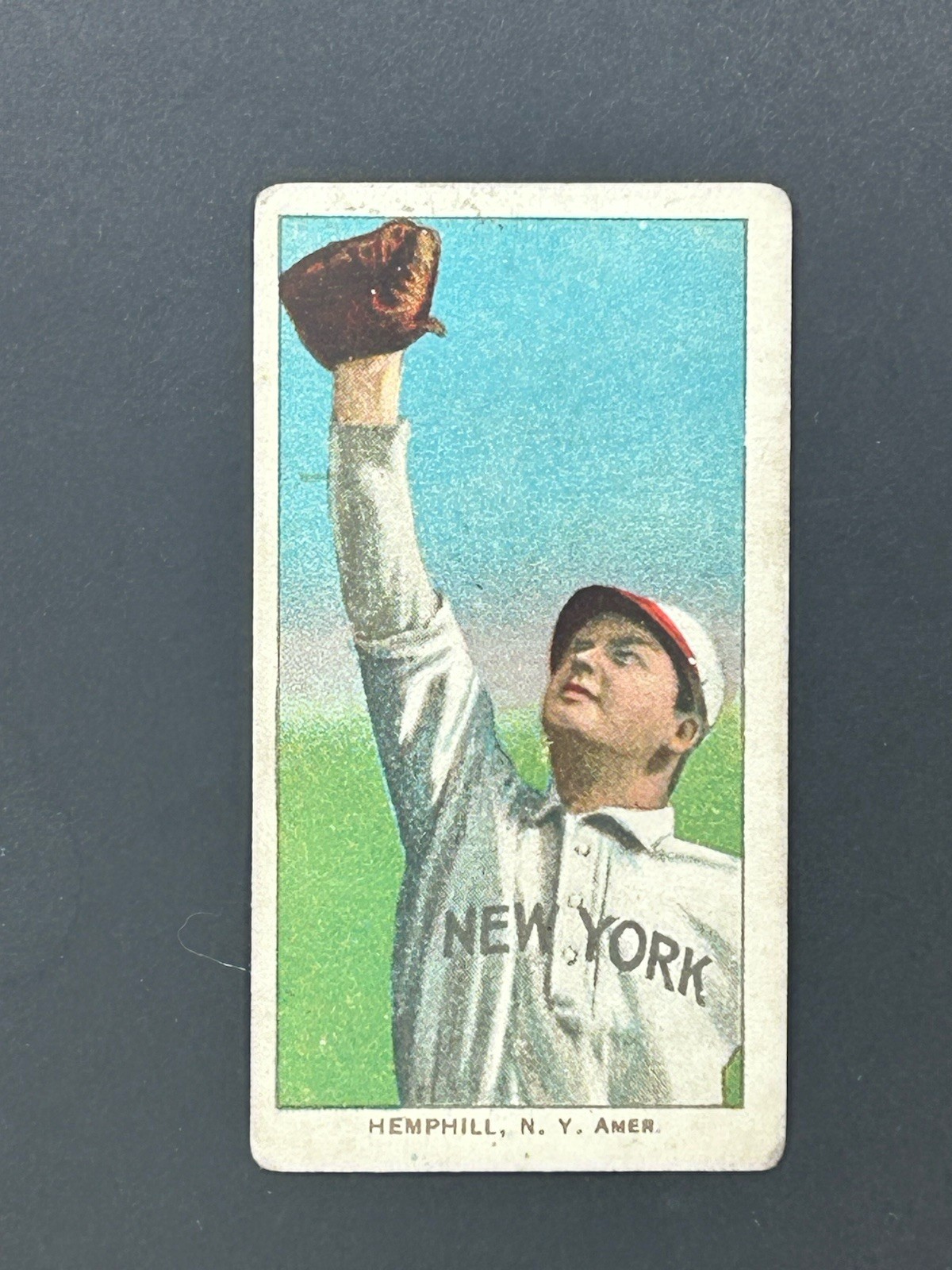 1909-11 T206 - Charlie Hemphill 350 Back (RC)