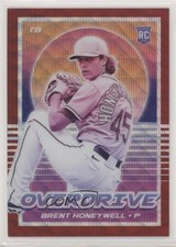 2021 Panini Chronicles Overdrive Ruby Wave Prizm 138/199 Brent Honeywell #25 uk2