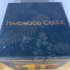 VTG Hardwood Creek Wooden Oak 72 Rotating CD Rack Spinner Countertop - Sealed