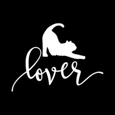 Cat Lover Quote Vinyl Decal Car Window Laptop Sticker
