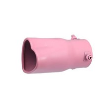 Car Exhaust Tip Heart Shaped Tail Pipe 2.48Inch OD 2.64x2.36Inch Outlet