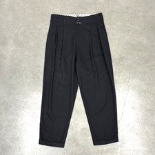 Vintage Marithe Francois Girbaud Pleated Trousers Size 32 Black Archival RARE