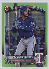 2025 Bowman Prospects Neon Green 188/399 Paulino Santana #BP-72 3ca