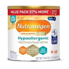 Enfamil Nutramigen Hypoallergenic Baby Formula 19.8oz DHA LGG Lactose Free