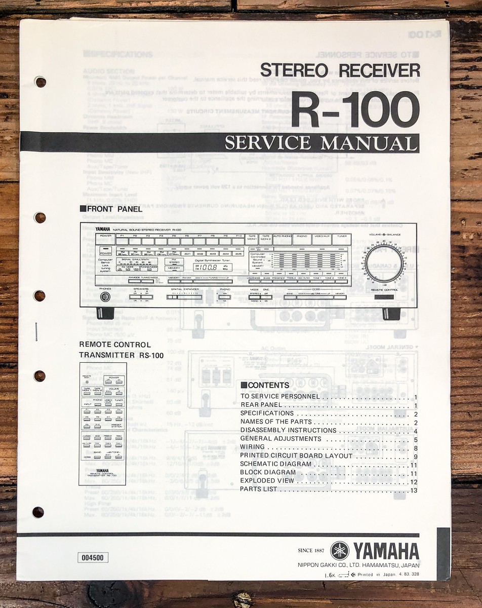 Yamaha R-100 vintage audio equipment - eBay listing photo 3