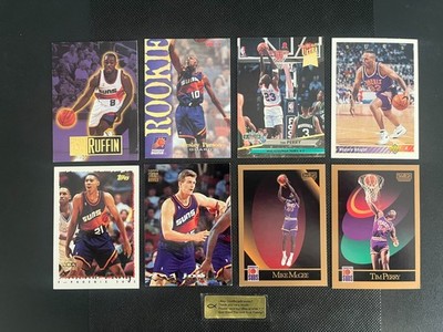 Phoenix Suns NBA players lot! 8 different 1990s basketball cards, no duplicates