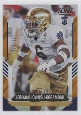 2021 Score Rookies Lava 179/575 Jeremiah Owusu-Koramoah #353 4r7