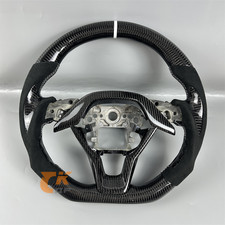 For 2018-2023 Honda Accord Steering Wheel Custom Carbon Fiber Black Alcantara