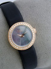 CHRISTIAN DIOR LA MINI D DE DIOR WATCH WOMENS CD040170 18K GOLD DIAMONDS GENUINE