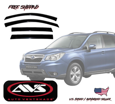 2009-2013 Subaru Forester AVS Window Vent Visors Rain Dust Guard Deflector 4PC.