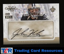 2017 Donruss Certified Cuts #MC-JK John Kuhn Modern Cuts #/149