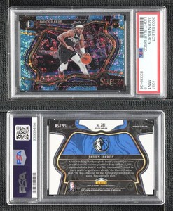 2022-23 Select Courtside Light Blue Disco Prizm /99 Jaden Hardy PSA 9 Rookie RC