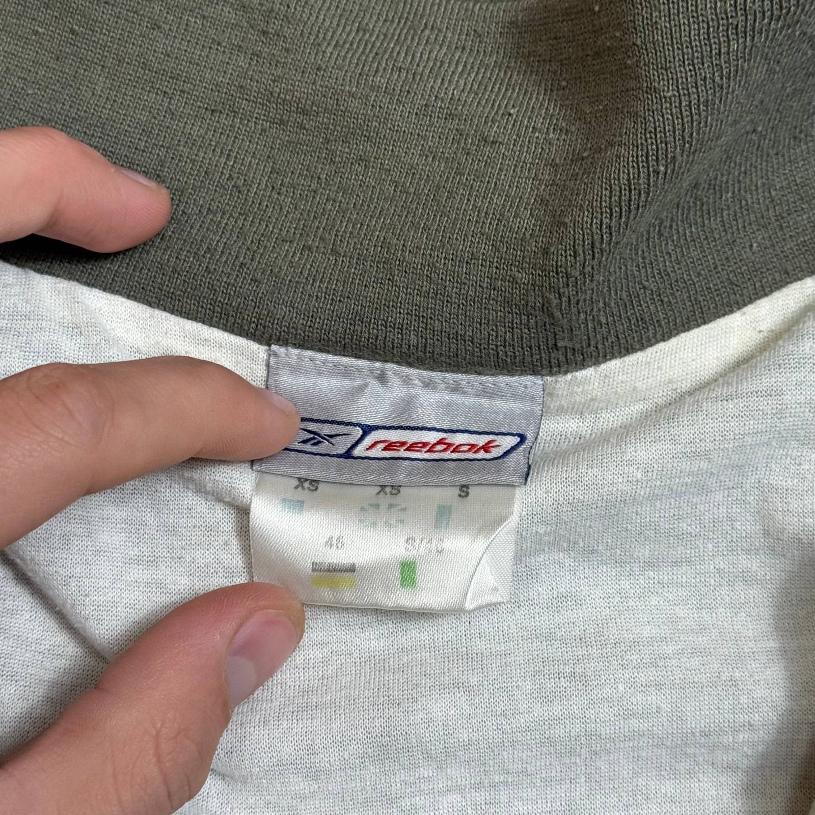 Vintage Reebok Big Logo Track Top Jacket Mens Size XS thumbnail 11