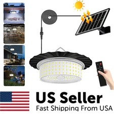 244LED Solar Pendant Light Outdoor Indoor Solar Powered Motion Sensor Shed Light