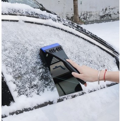 Schneeräum Auto Schaufel mit flexiblem PVC-Blatt und Eisbruchzähnen Set