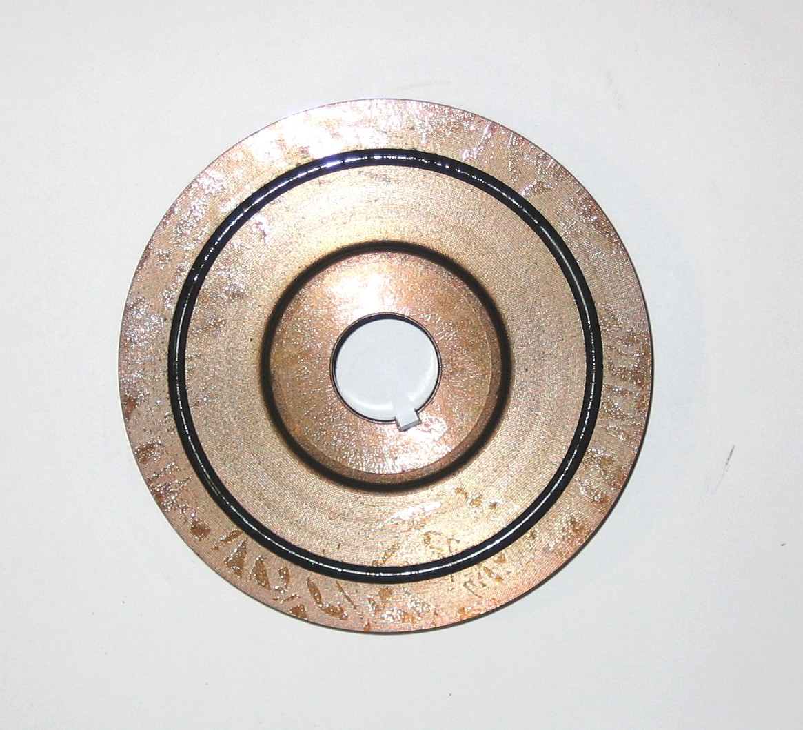 Poulie damper de vilebrequin 307 break courroie accessoire 6 nervures acier