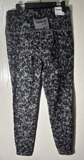 Hurley Stretch Moisture Wicking Reversible Leggings Women's Medium NWT