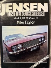 JENSEN INTERCEPTOR  MI, MK2 , MK3, SO and JENSEN FF  BOOK BY MIKE TAYLOR