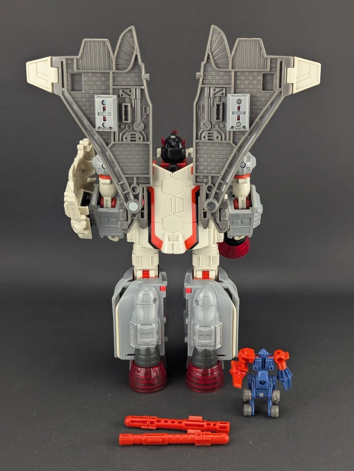 Transformers Armada Jetfire complete Hasbro 2003 Mega Class Minicon Comettor - Image 3 of 4