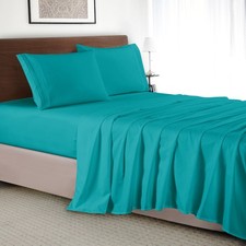 Elegant Comfort Luxury 4-Piece Bed Sheet Set - Luxury Bedding 1500 Premium Ho...