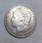 1921 D Morgan Silver Dollar. Very Fine 30. Die Crack In UNUM. Video M0017.