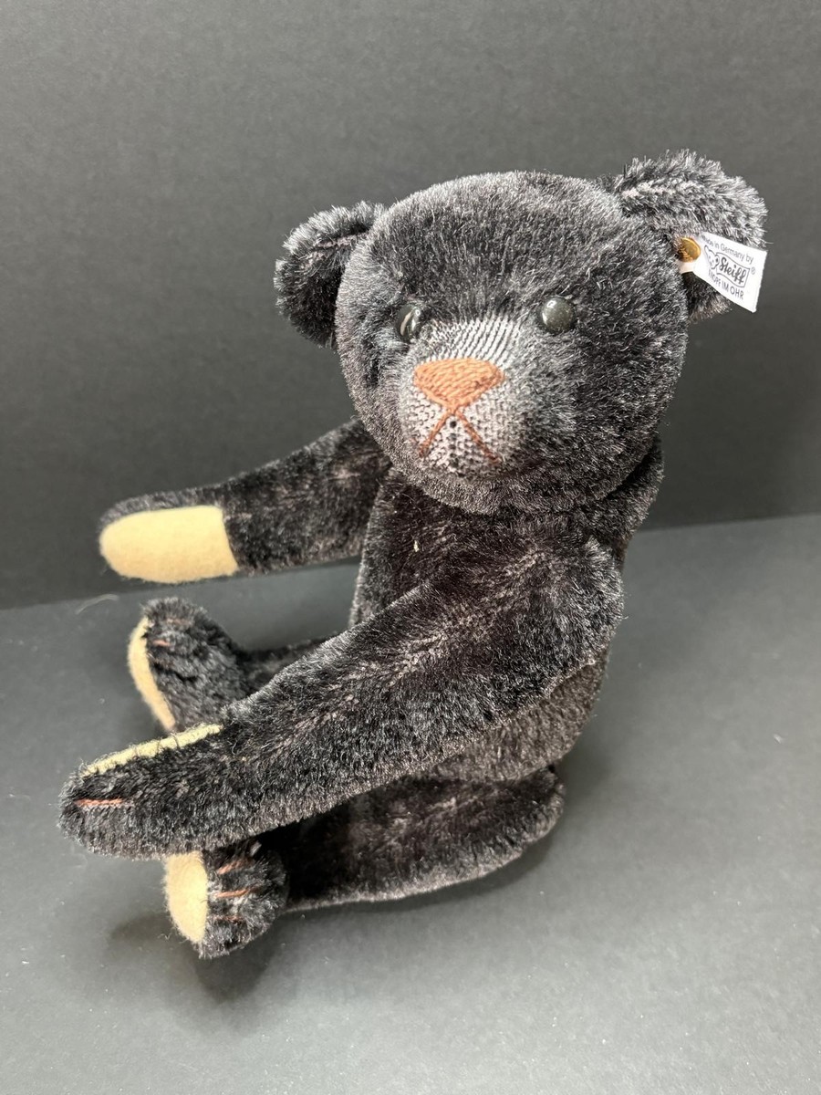 Steiff Limited Edition Black 1908 Replica 35cm Teddy Bear with