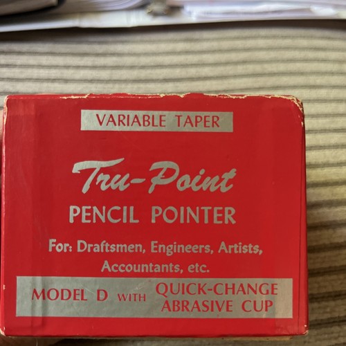 Tru-Point Pencil Pointer Variable Taper in Original box DraftEngineer MadeMIUSA - Picture 9 of 13