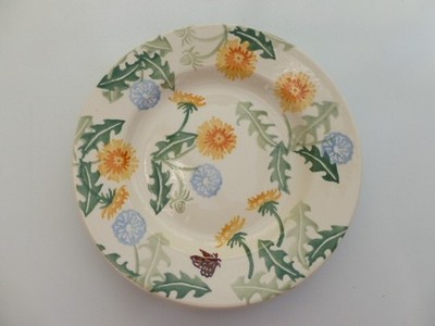 Emma Bridgewater Pusteblume Blume Schwammgeschirr 8,5'' Teller Brandneu 1. Qualität