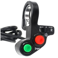 Motorrad Lenker Schalter 22mm 7/8 Zoll Multifunktion Blinker schwarz 1 St&uuml;ck