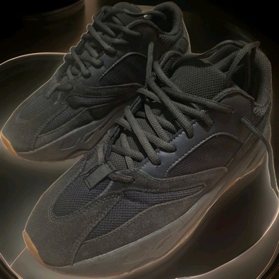 adidas Yeezy Boost 700 Utility Black Men's Suede Low Top Lace-Up Sneaker