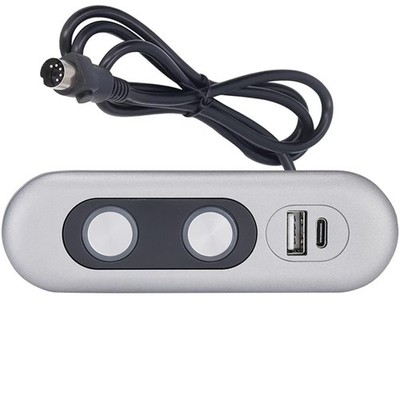 Recliner Switch,2 Button 5 Pin Lift Chair or Power Recliner Manual Control wi...