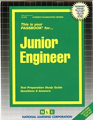 JUNIOR ENGINEER (CAREER EXAMINATION SERIES) By National Learning Corporation NEW