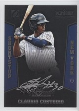 2013 Onyx Platinum Prospects Silver Ink 96/150 Claudio Custodio #PPAU10 Auto 0o9