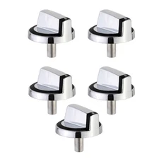 Effortless installation 5pcs Stove Control Knob Replacement for Oven Burner