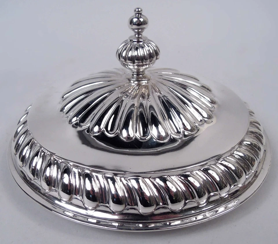 Urna cubierta Lambert antigua victoriana georgiana inglesa Britannia 958 plata 1894 Foto 4 de 4