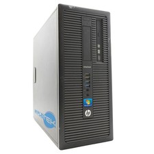 HP 800 G1 Core I3 3.40GHZ 16GB 240GB 4GPU Win 7 Desktop Tower PC RS232