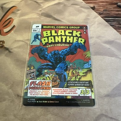 MTG King T'Challa (Borderless) (0399) Marvel Super Heroes MSH