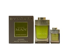 Bvlgari Man Wood Essence EDP Men's 2 pc Gift set 3.4 oz + 0.5 oz Spray
